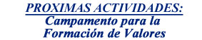 Proximas Actividades